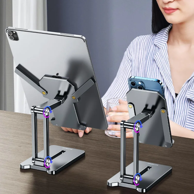 

OATSBASF Desktop Holder Tablet Stand For ipad 9.7 10.2 10.5 11 inch Rotation Aluminium Tablet Stand secure For Samsung