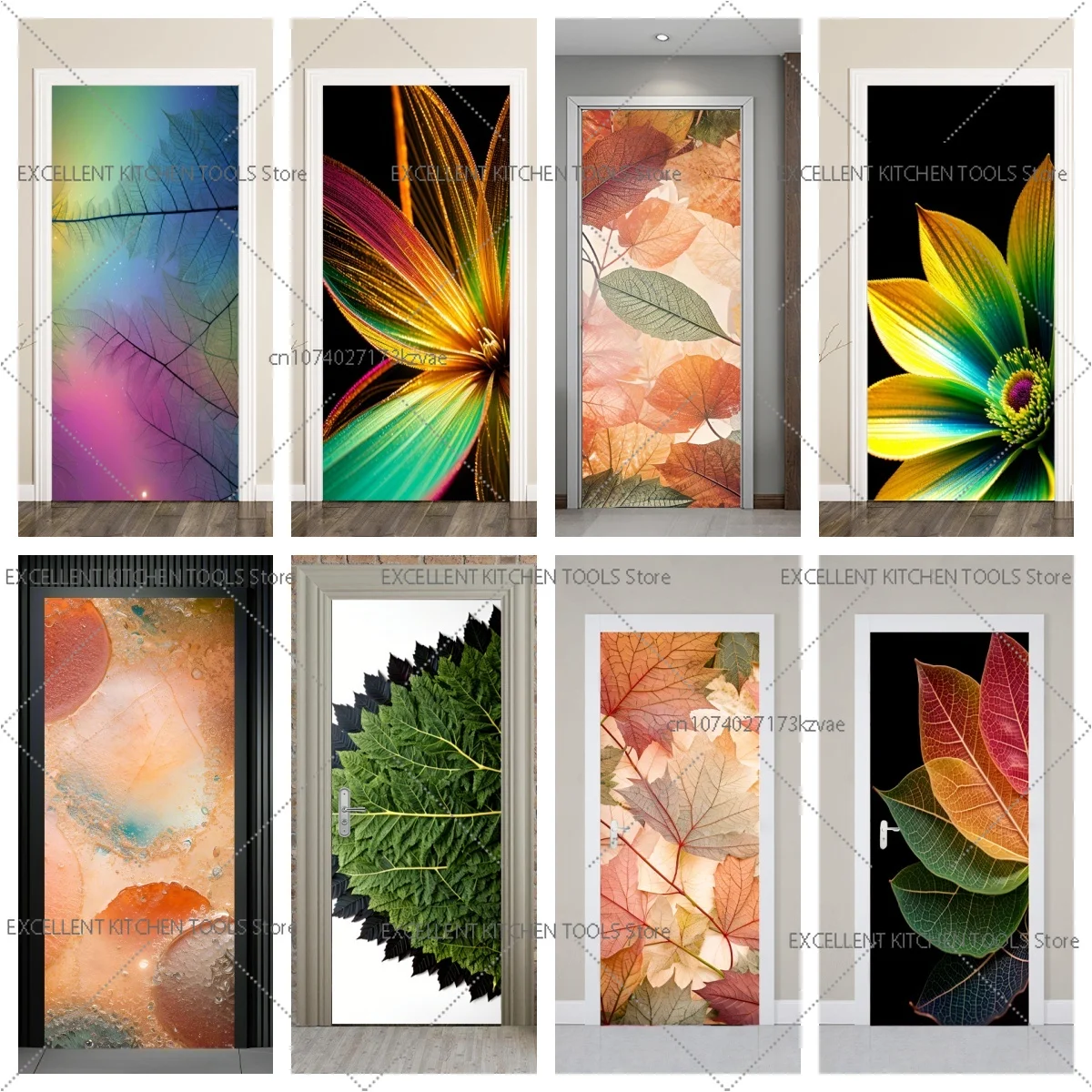 Художественная настенная паста художественная концепция листья свежее