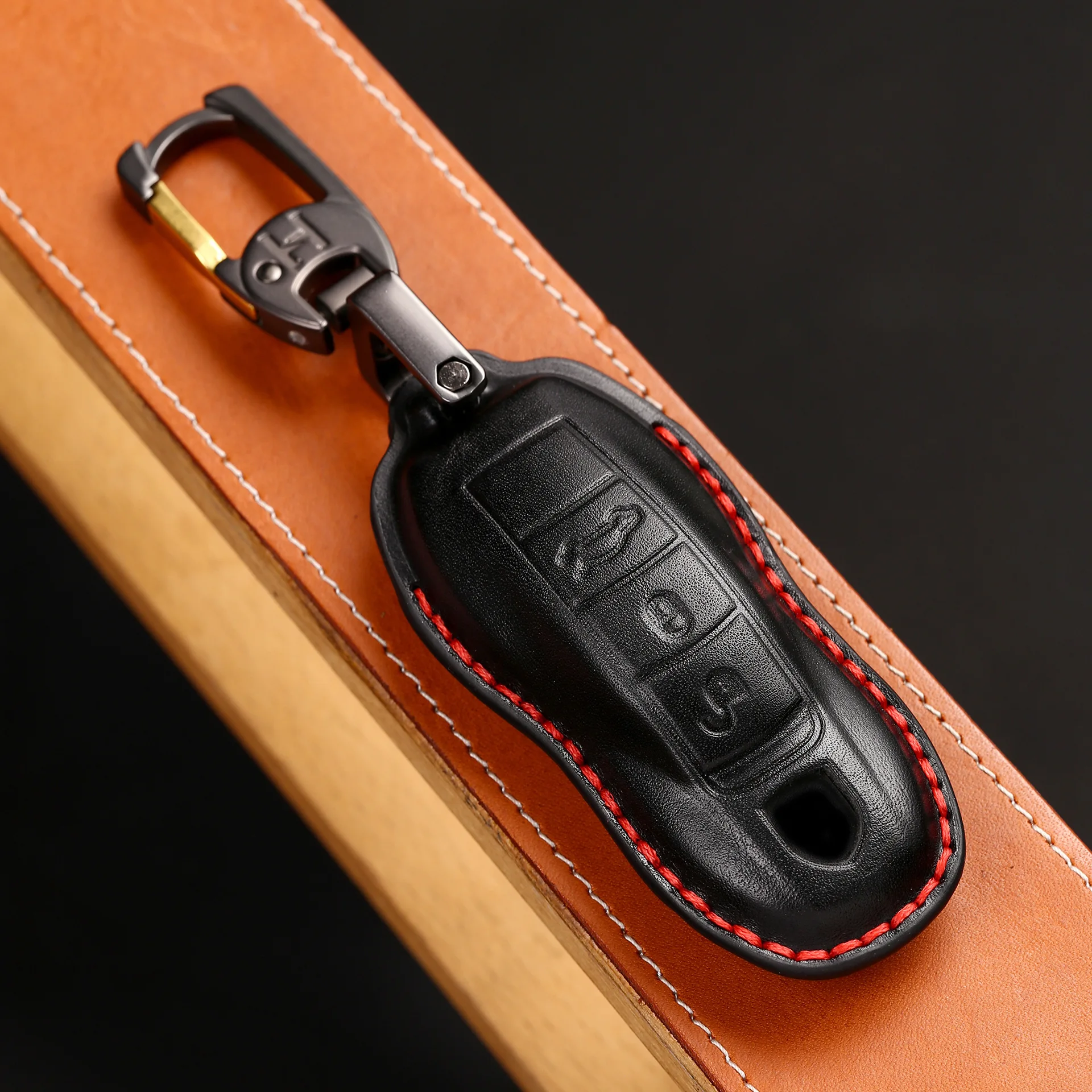 

Car Smart Key Fob Cover Case for Porsche Cayenne Panamera 911 Macan 718 Taycan