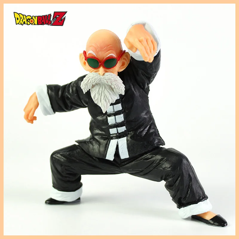 16cm Dragon Ball Z Anime Master Roshi Kame Sennin Figures Three Head Replaceable Ichiban Kuji Jackie Chun Figurine Pvc Doll Toy
