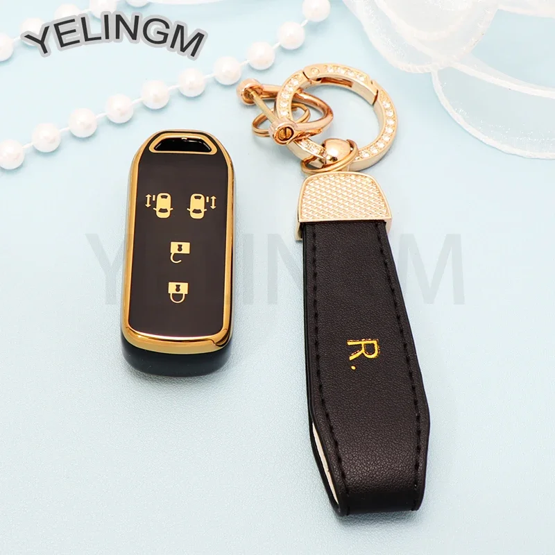 4 кнопки мягкий чехол из ТПУ брелок-держатель защита для ключей Honda N-BOX N-ONE N-WGN N-VAN