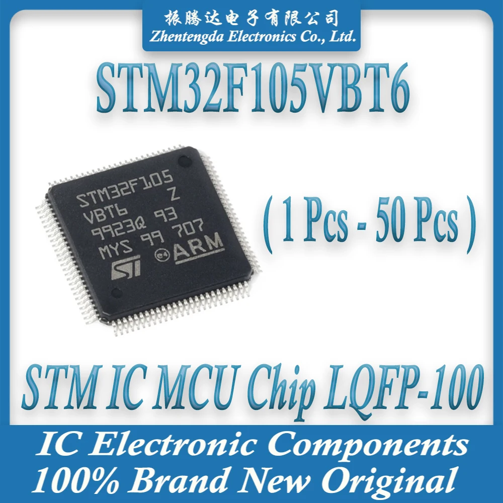 STM32F105VBT6 STM32F105VB STM32F105V STM32F105 STM32F STM32 STM IC MCU Chip LQFP-100