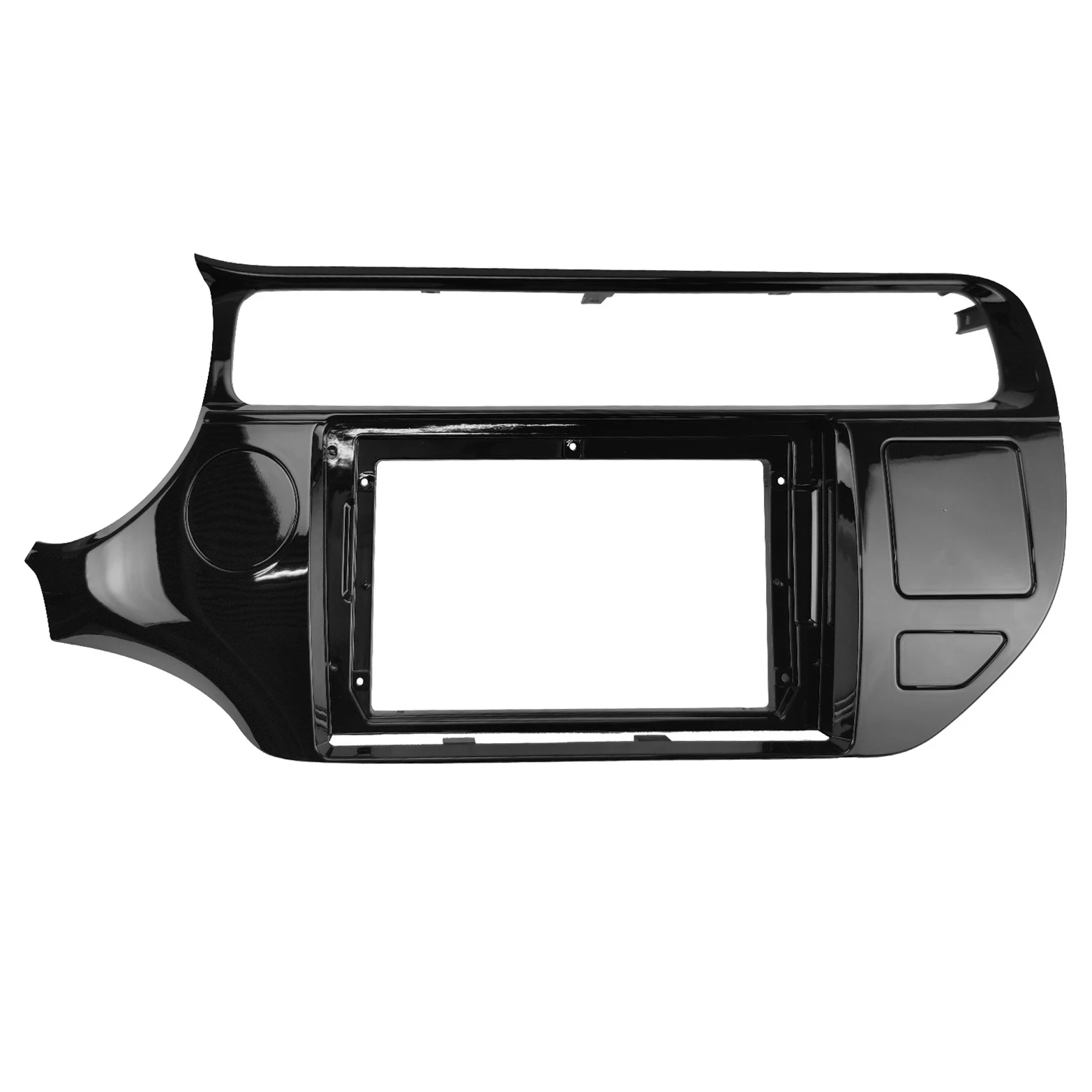 

2 Din Car Radio Fascia for Kia Rio 2015-2017 LHD DVD Stereo Frame Plate Adapter Mounting Dash Installation Bezel