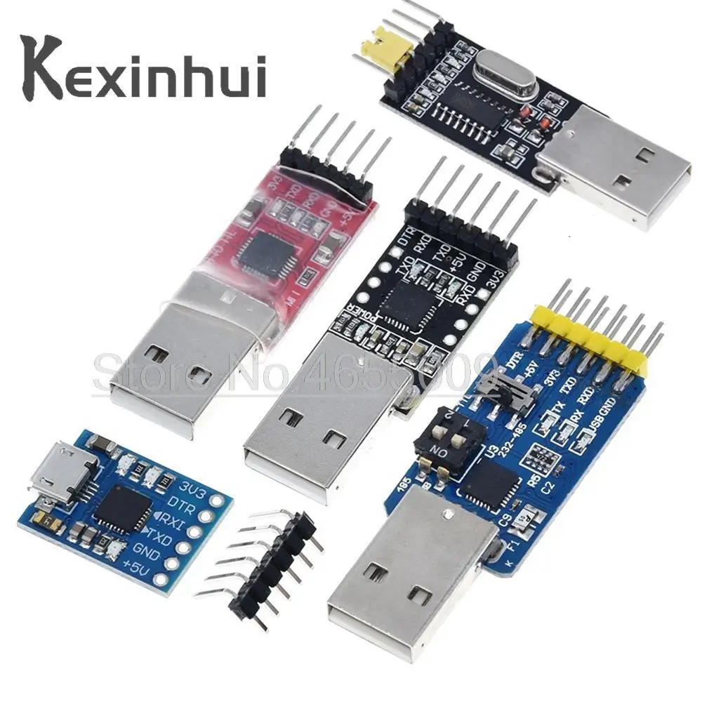 CP2102 Micro USB 2 0 к UART TTL 5PIN разъем модуль последовательный преобразователь STC Замена