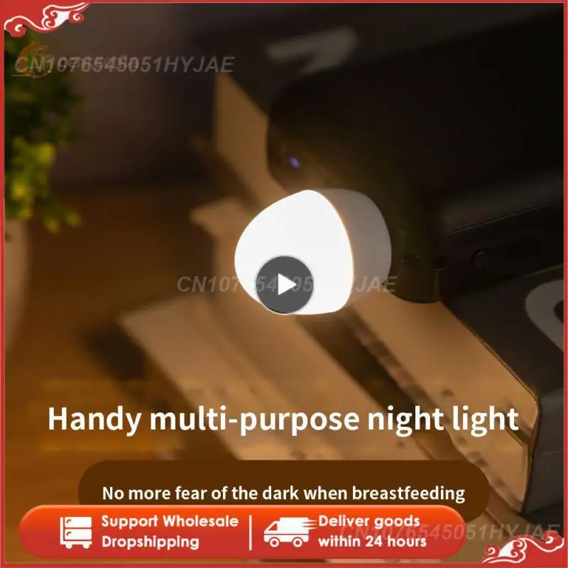 

Usb Round Light Mini Size Colorful Led Light Universal Durable Atmosphere Usb Charging Night Light Mobile Power Supply Portable