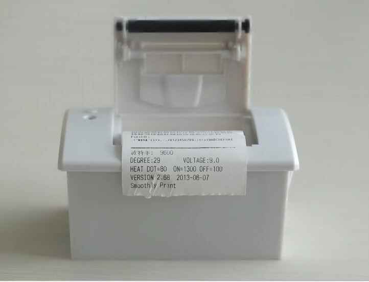 Impressora Módulo 58 mm de Baixo Nível de Ruído Direto Impressão Térmica Mini Painel Móvel Impressora Recibo Serial Qr701