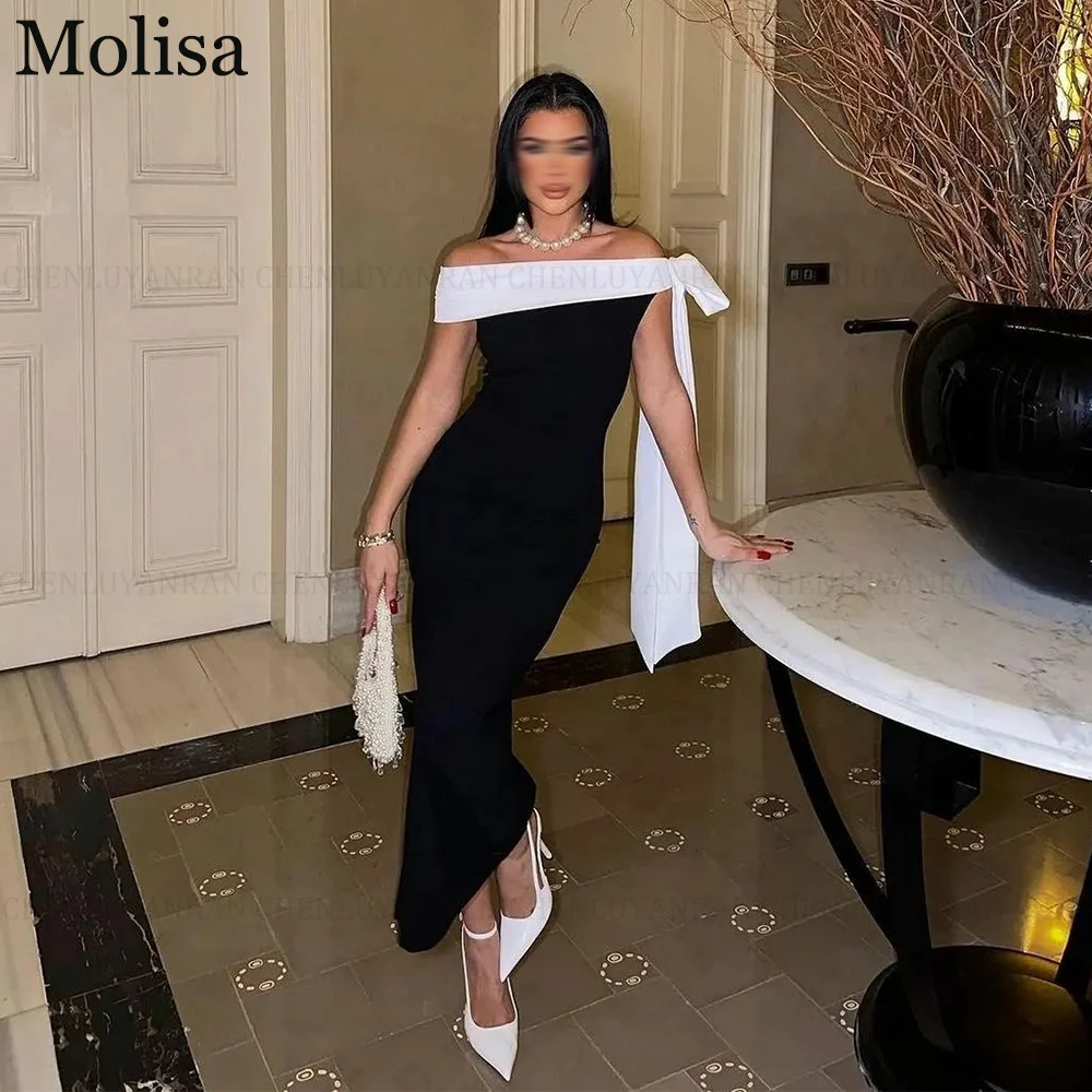 Платья для торжественных случаев MOLISA 2024 черные вечерние платья-русалки с