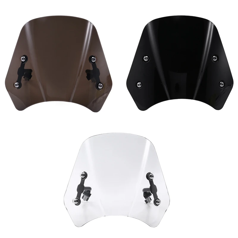 

Universal Motors Classic Windshield For Qianjiang Benelli Cub 250 500 Motorbike Durable Wind Deflector