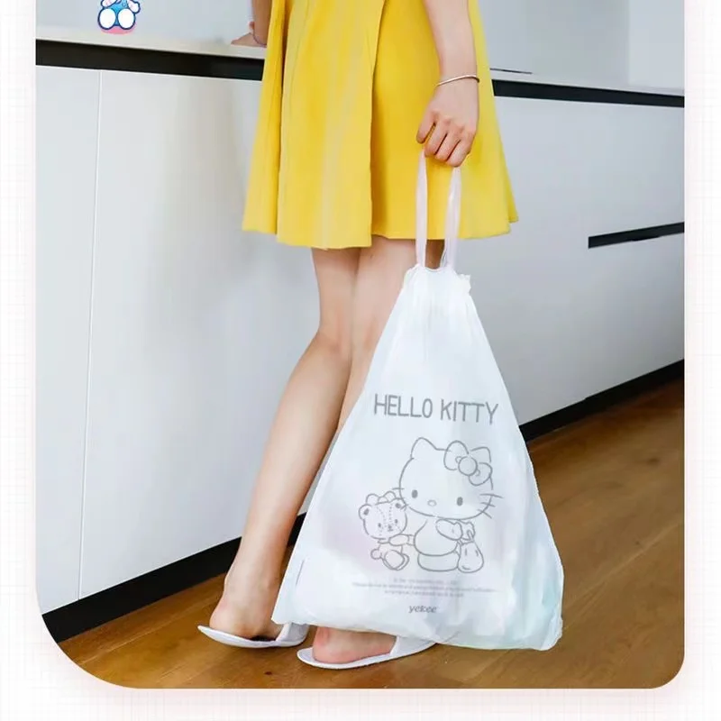 Мешок для мусора Hellokitty домашний утолщенный шнурок с закрывающей веревкой кухни