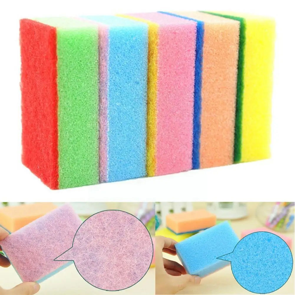 

1PCS Pot Sponge Pan Magic Emery Brush Eraser Cleaner Kitchen Colors Rust Descaling Random M7G7