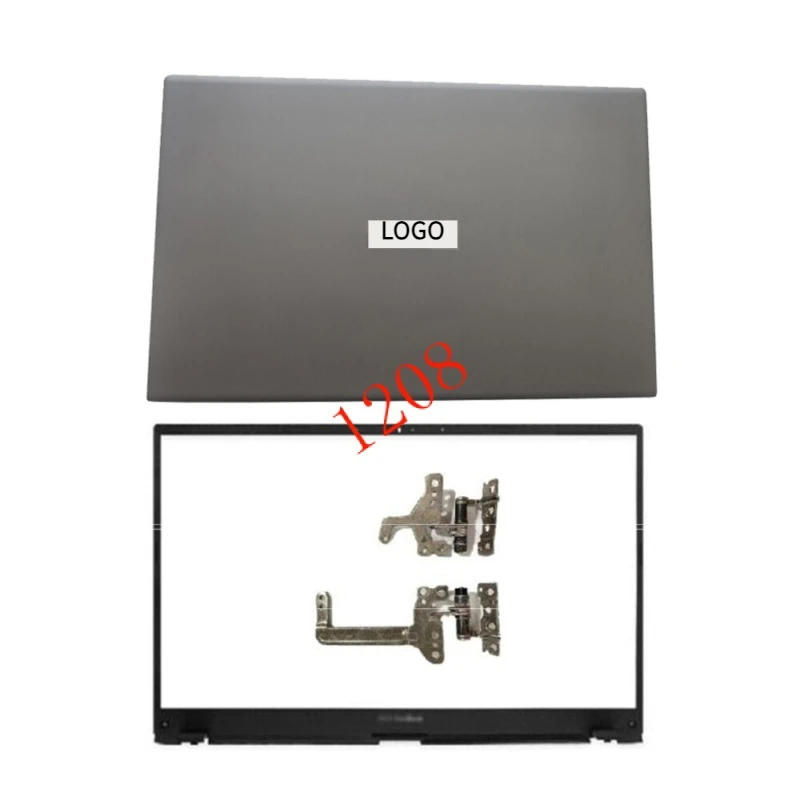 Новый серый для ASUS VivoBook X512 X512U V5000F ЖК задняя крышка передняя рамка петли