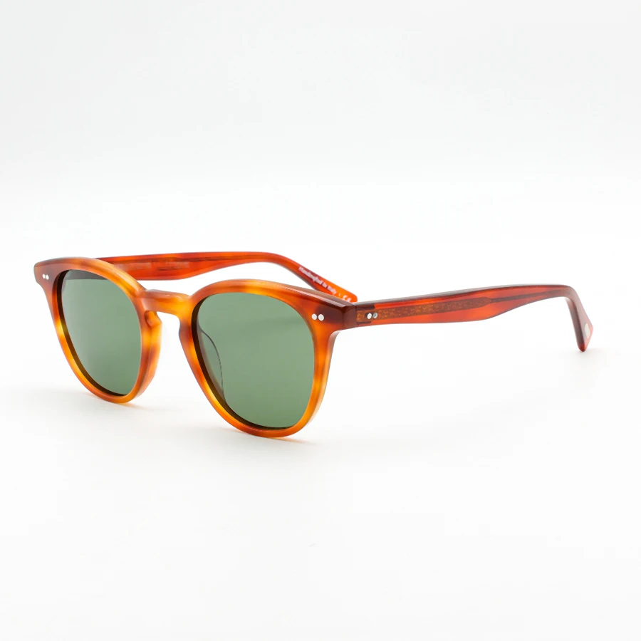 Солнцезащитные очки в винтажном стиле для мужчин и женщин овальные брендовые