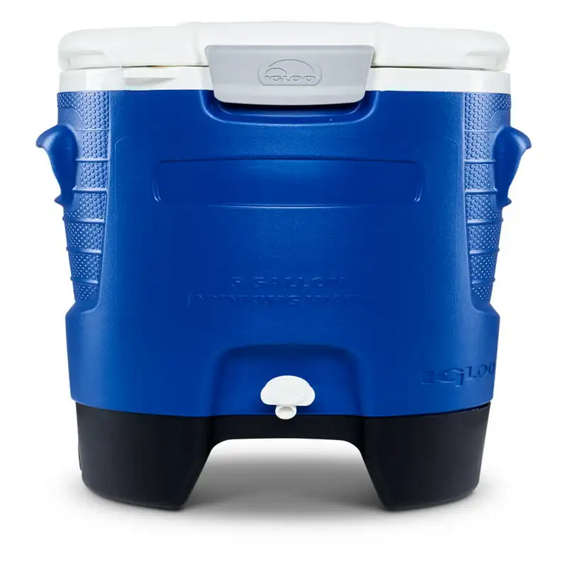 

Sports Rolling Water Cooler with Wheels - Blue