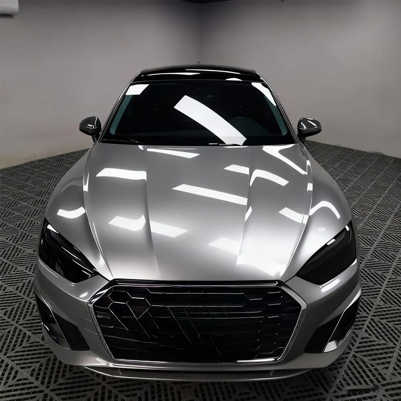 Фото Хит продаж: Виниловая пленка TPU Nardo Grey с высоким глянцем, более 300 цветов, для полной оклейки кузова автомобиля №2