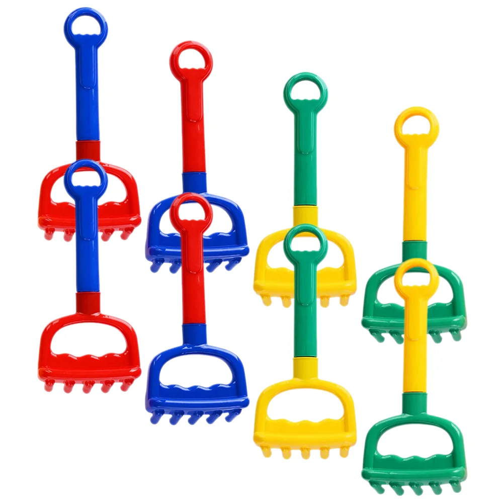 

8Pcs Sand Rake Toy Sand Dredging Toys Beach Sand Toys Summer Beach Rake Toy