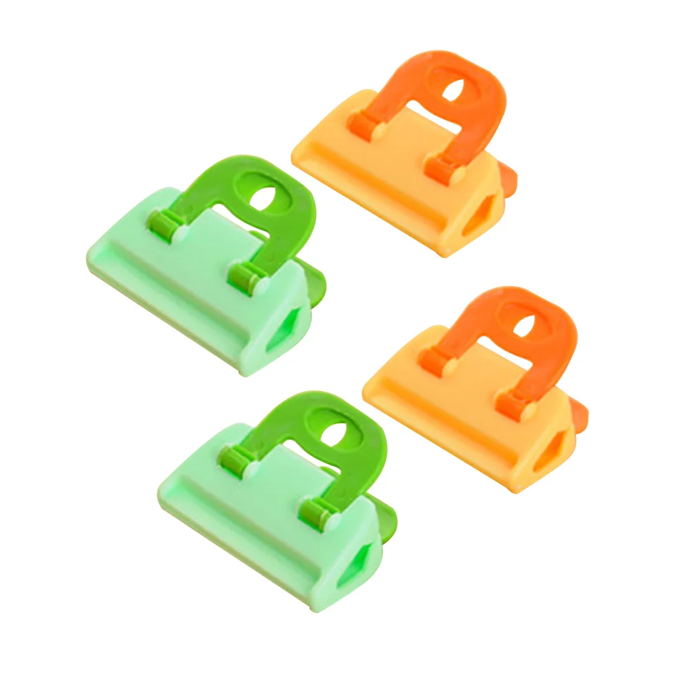 

4pcs Bag Clips Sealing Clips for Snack Opened and Leftover Sealer Clamps