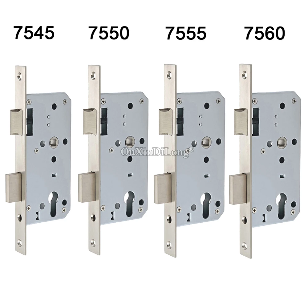 

HOT European Mortise Door Lock body 7250/7255/7260/7265 Passage Fire Proof Door Lockbody Security Split Door Lock Repair Parts