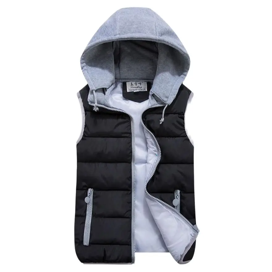 

Women Hot Sale Autumn Removable Hooded Thick Waistcoats Female Winter Warm Thick Jackets Lady Cardigan Down Outerwear Vest
