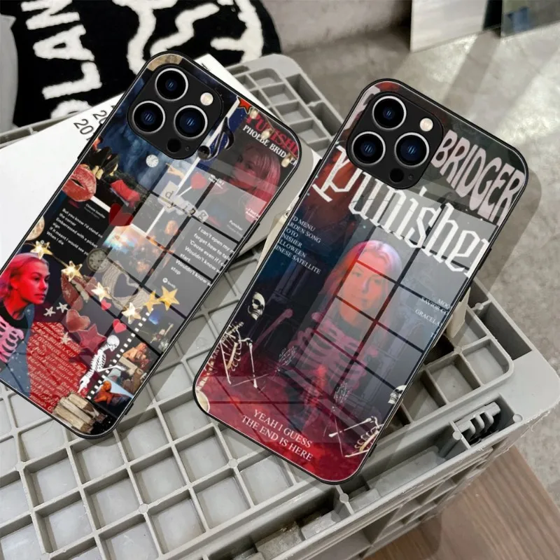 

Punisher Phoebe Bridgers Phone Case Tempered Glass For IPhone 14 13 11 12 Pro 8 7 Plus X 13 Pro MAX XR XS MINI SE 2020 Covers