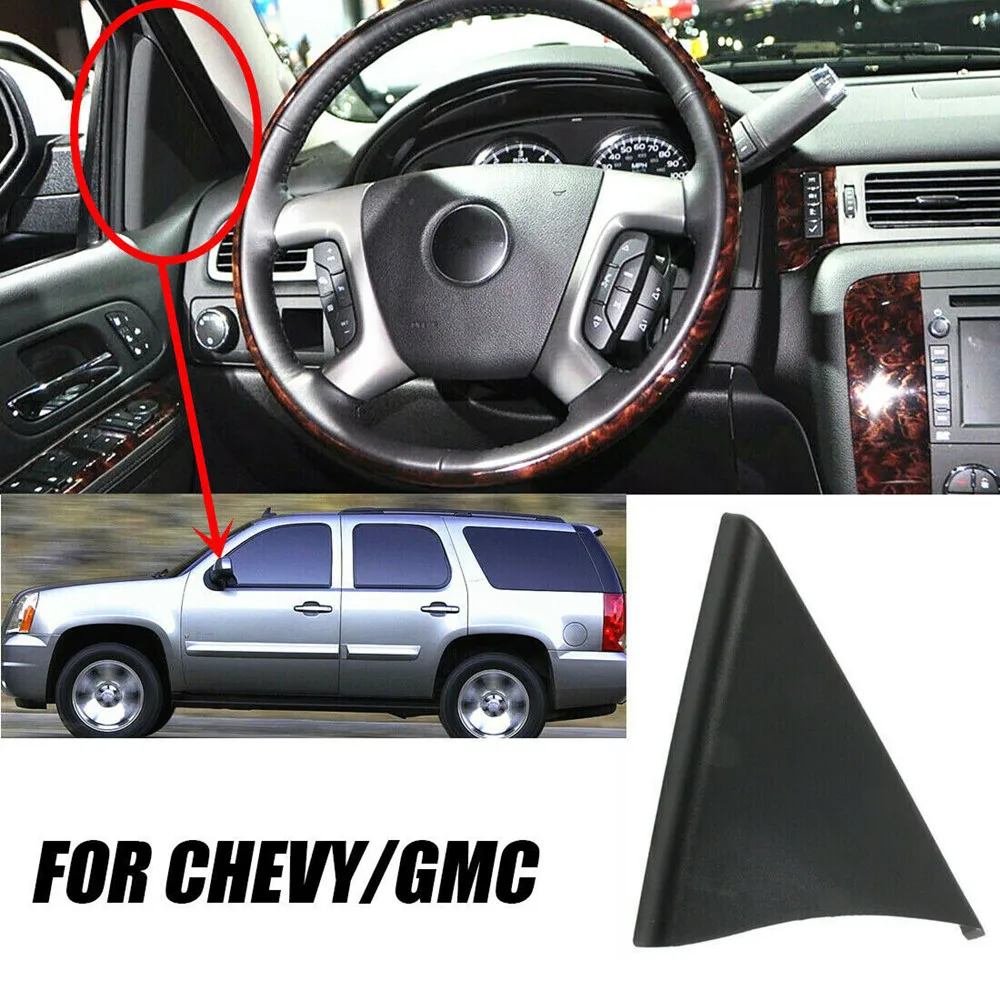 

New Front Door Upper Trim Panel Left For Chevrolet Silverado GMC Sierra 25857289