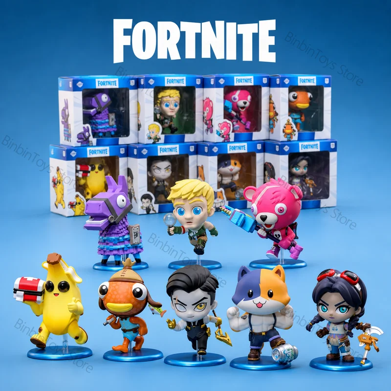 Фото Новые оригинальные мини-фигурки Hot Toys из коллекции Fortnite Cosbi в закрытой упаковке, модные коллекционные фигурки, загадочные подарки. №2