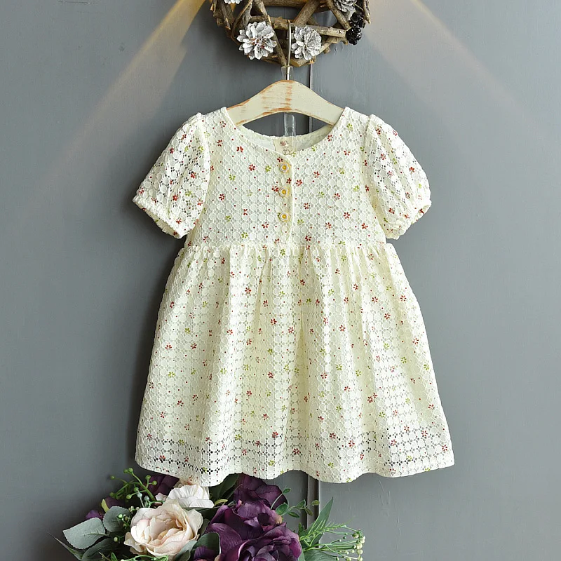 

Girls Lace Skirt Summer Korean Princess Dress Korean Baby Clothes Flower Girl Dresses Kids Dresses for Girls