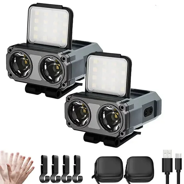 

KDULIT COB+LED Налобный Фонарь