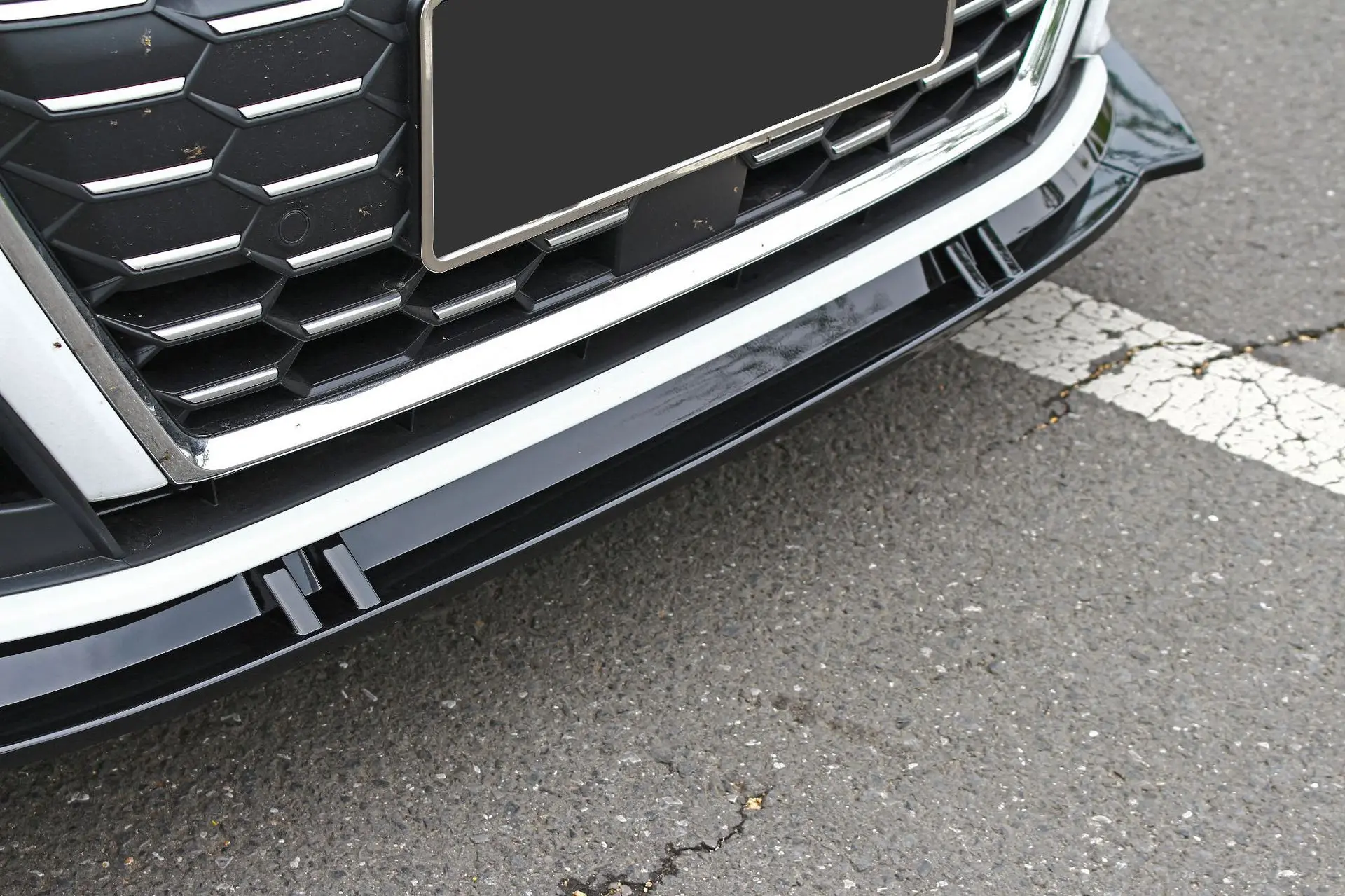 3pcs Front Bumper Lip Spoiler Chin Body Kit Side Splitter Deflector Guard For Audi A3 S3 2021 2022 2023 Car Accessories |