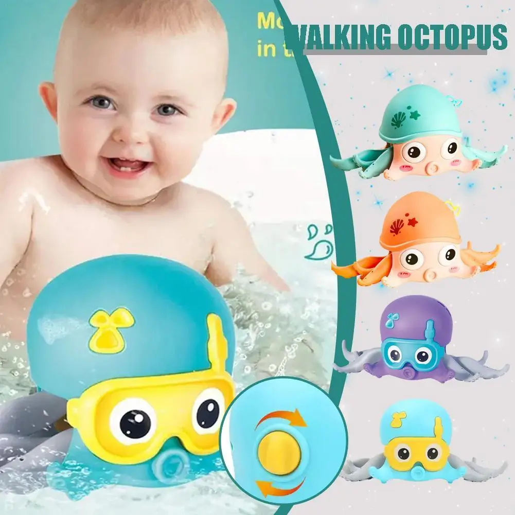 

Детские Игрушки для ванны, купание, милый ходячий осьминог, китовый бассейн, Пляжная классическая модель, водная игрушка для детей, игрушки для игр в воде O0Q3