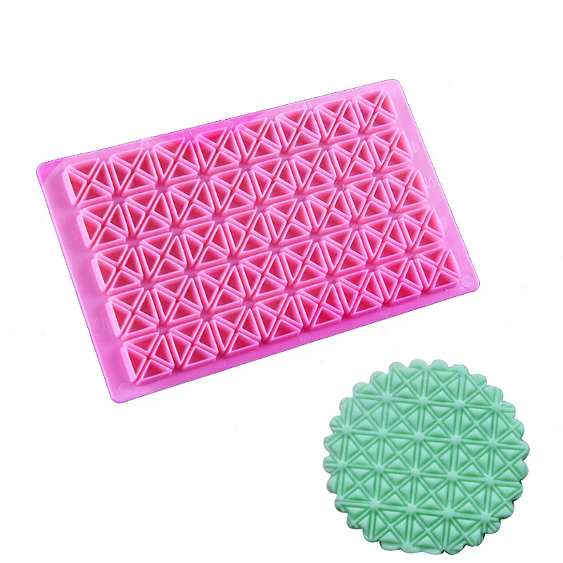 Форма пластиковая для выпечки торта шоколада помадки печенья украшение тиснения