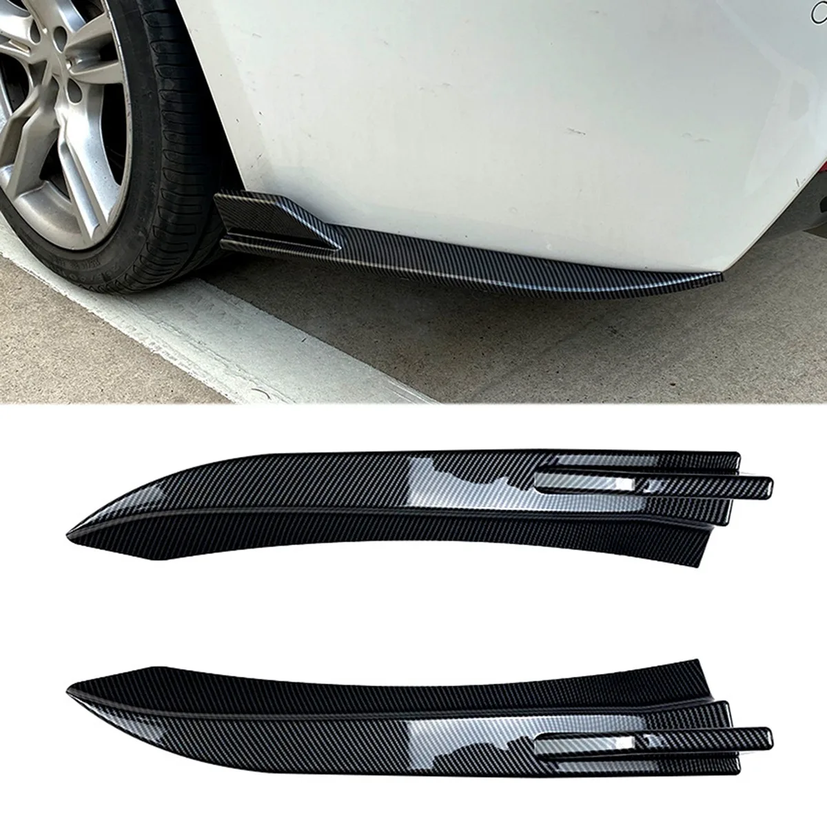 

Car Rear Bumper Lip Diffuser Splitter Winglet Apron Spoiler for -BMW 3 Series F30 M Pack 320I 325I 2013-2019 Carbon