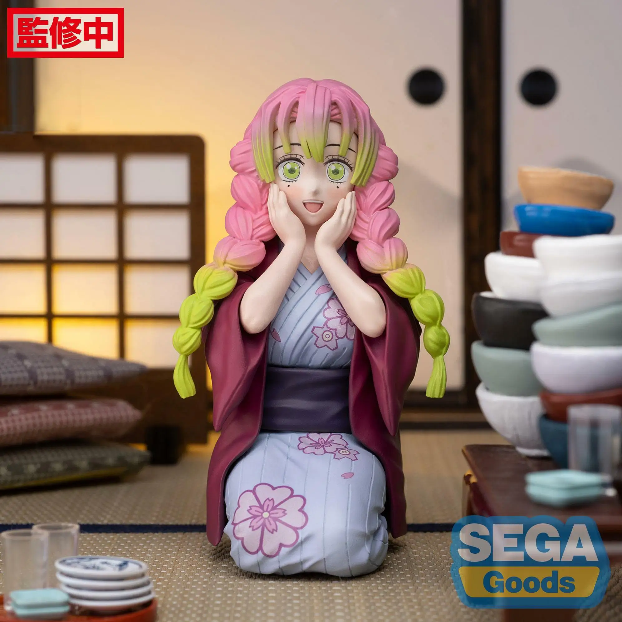 Набор для косплея Kanroji Mitsuri из аниме рассекающий демонов мультяшный макет гаража