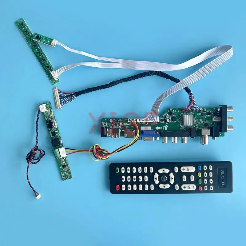 Плата контроллера подходит для M240HTN01 M240HVN01 M240HVN02 1920*1080 LVDS комплект с 30-контактным ЖК-дисплеем USB + DHMI + VGA + AV DVB цифровой сигнал 24 дюйма