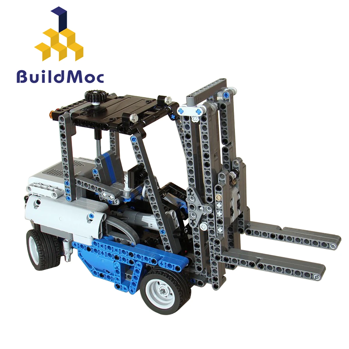 

MOC-0640 8052 Forklift Truck Building Blocks Set Car DIY Kids Model Kits Toys Children Birthday Xmas Gifts 588PCS