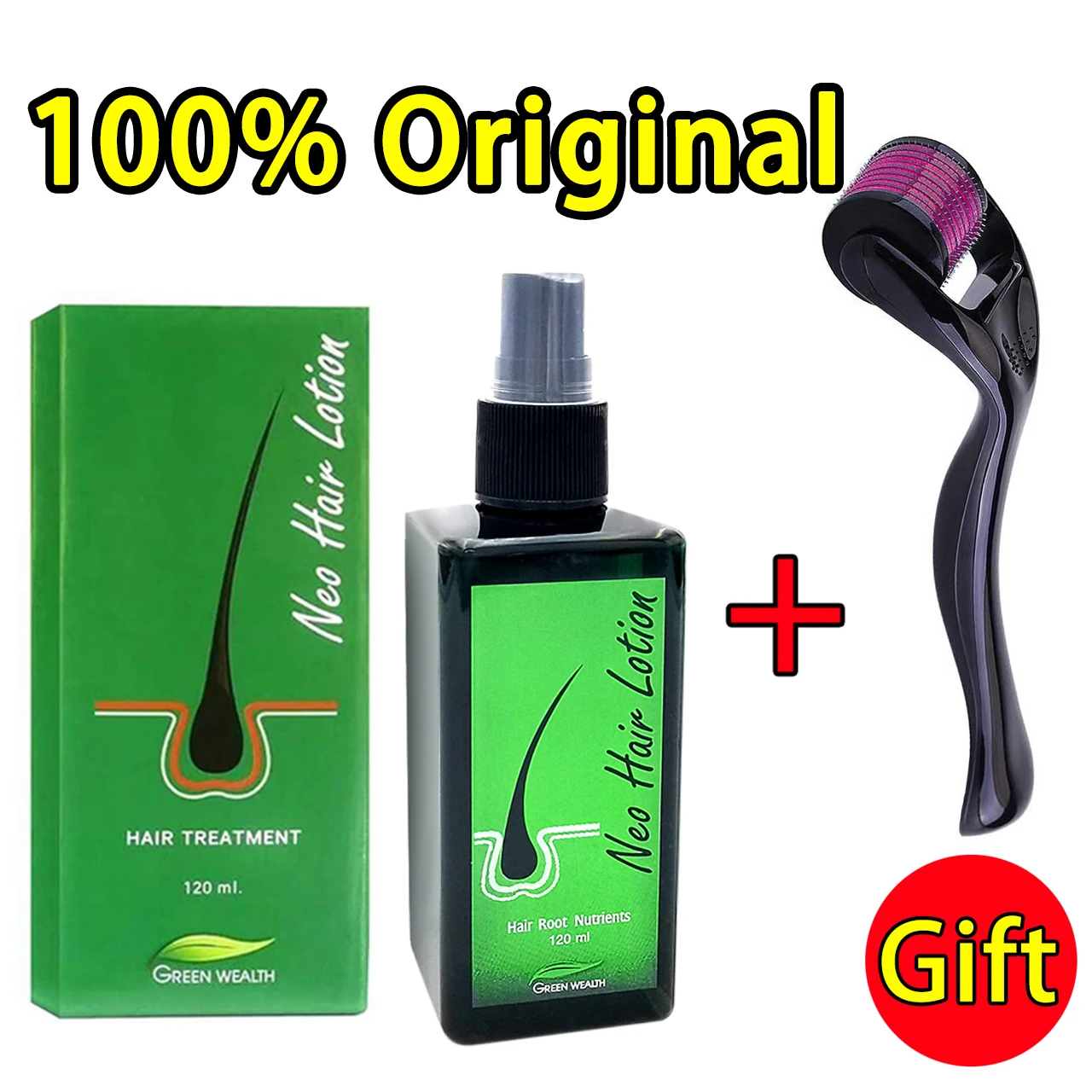 

100% Нео лосьон для волос Paradise, сделано в Таиланде, косметические продукты, масло для роста волос, удлинение бороды, лечение против выпадения в...