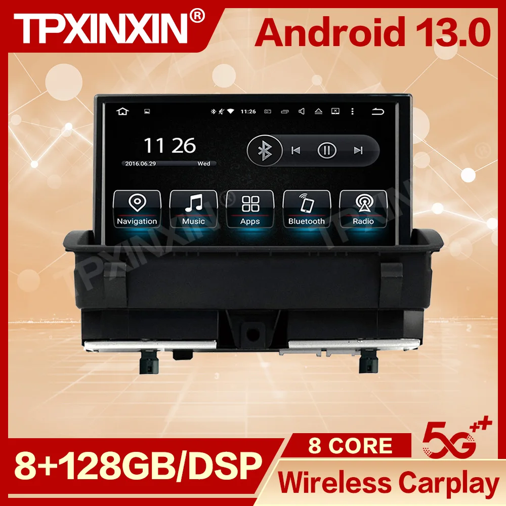 Автомобильное радио с экраном Android для AUDI Q3 2011 2012 2013 20104 2015 2016 интеллектуальная