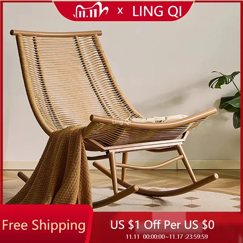 

Antiques Lounge Living Room Chair Rocking Lounge Designer Minimalist Design Chairs Garden Adults Meubles De Salon Furnitures