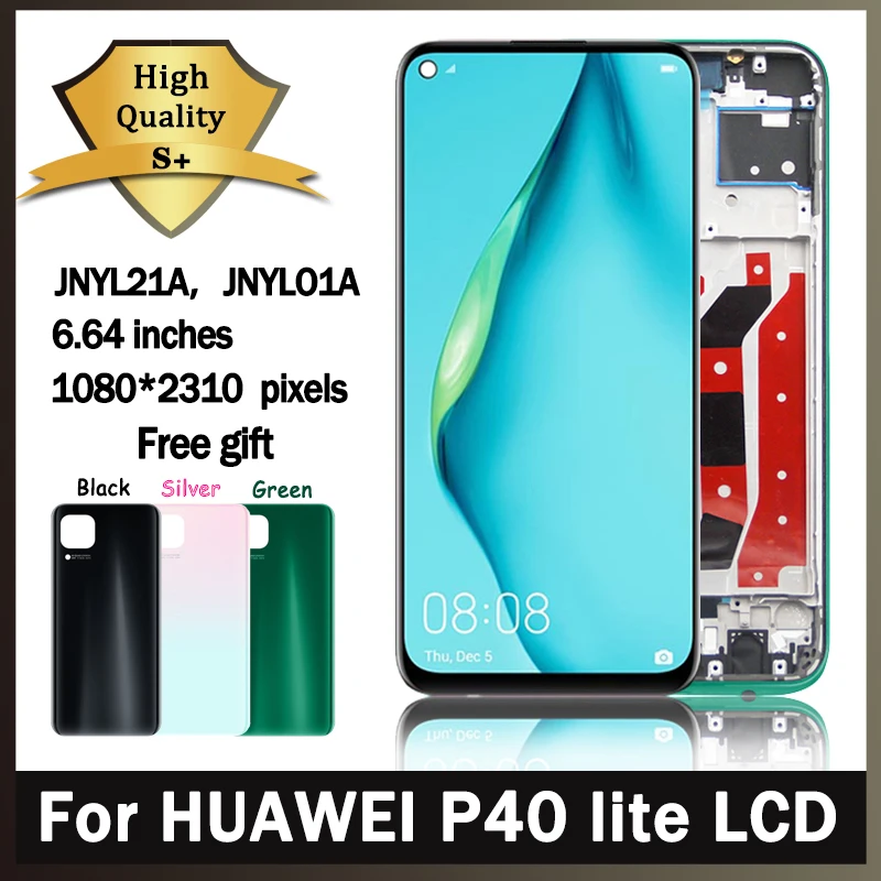 6,4 'оригинальный nova 7i дисплей для Huawei P40 Lite JNY-LX1 LCD сенсорный экран дигитайзер в сборе для Nova 6 SE ЖК-экран