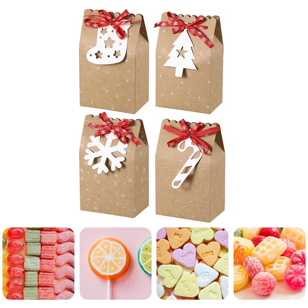 

Christmas Boxes Boxgift Holiday Candy Case Favor Party Container Cookie Eve Treat Bakery Goodies Present