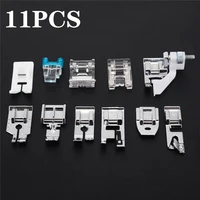 11pcs presser foot set fanghua 505a hengshan silver multifunctional sewing presser foot household sewing machine accessories
