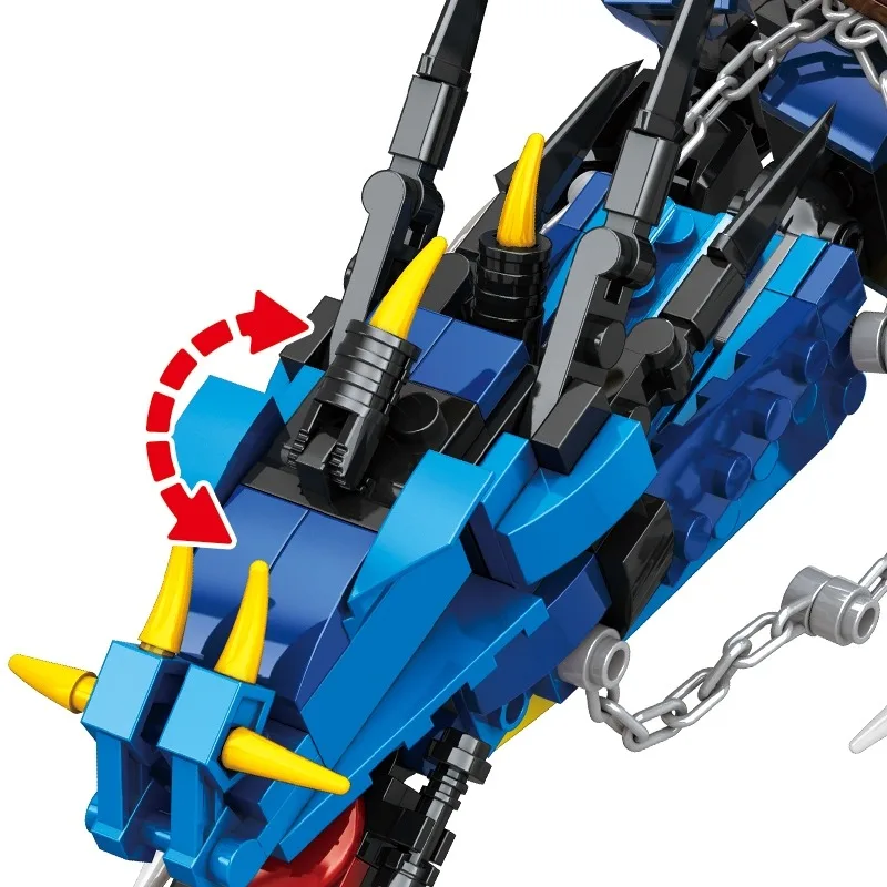 Блочный конструктор Грамовой синий дракон в ассортименте