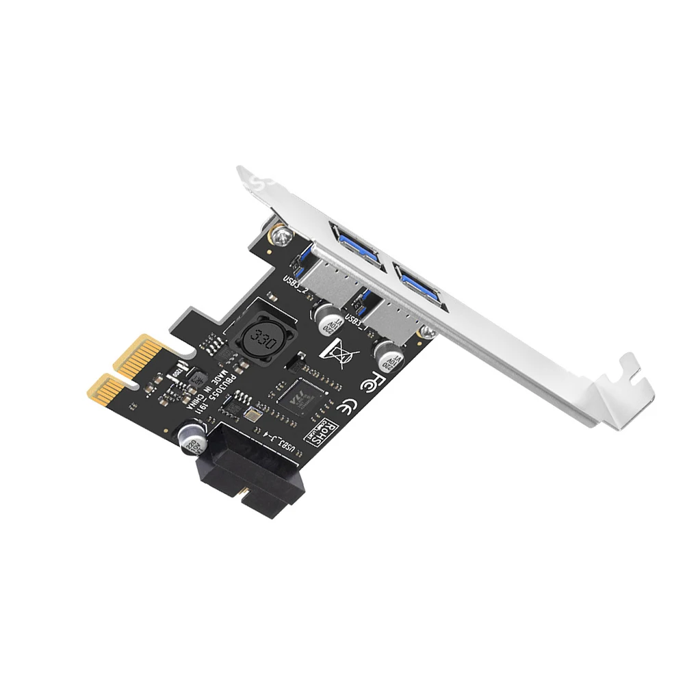 

Плата расширения USB 3 0 PCI-E, 2 порта USB3 0, хаб, внутренний 19pin 19-контактный разъем USB 3 на PCI Express, адаптер
