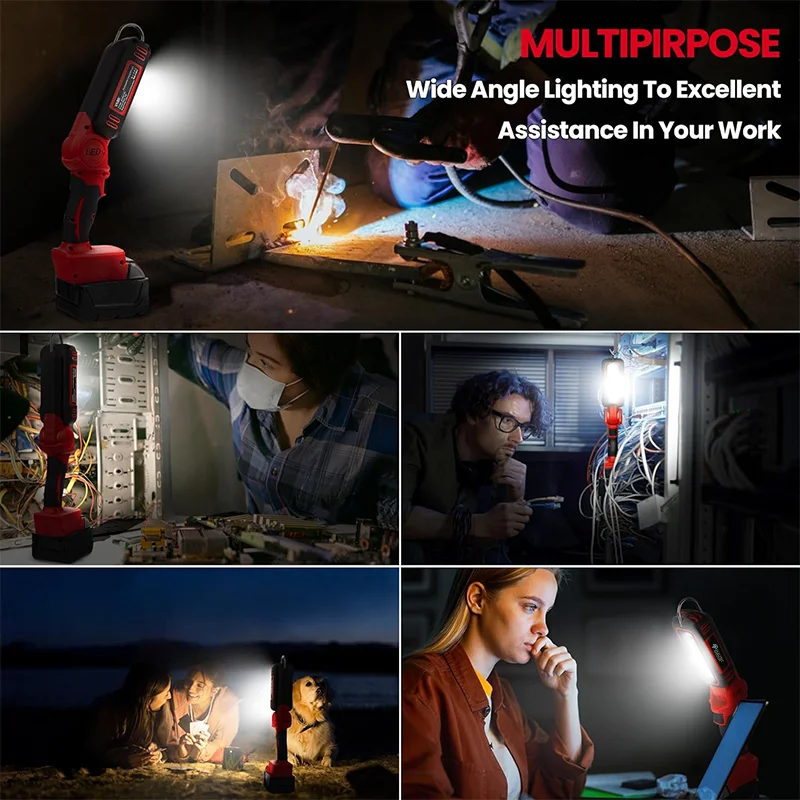 EGOD Наружный беспроводной мощный литий-ионный светодиодный светильник мощностью