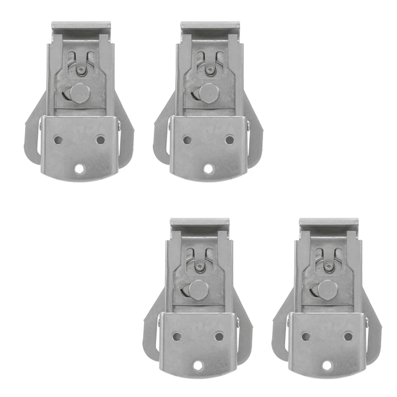 

Пружинный замок-бабочка из нержавеющей стали с фиксатором для чемоданов, деревянная коробка (4 шт.)