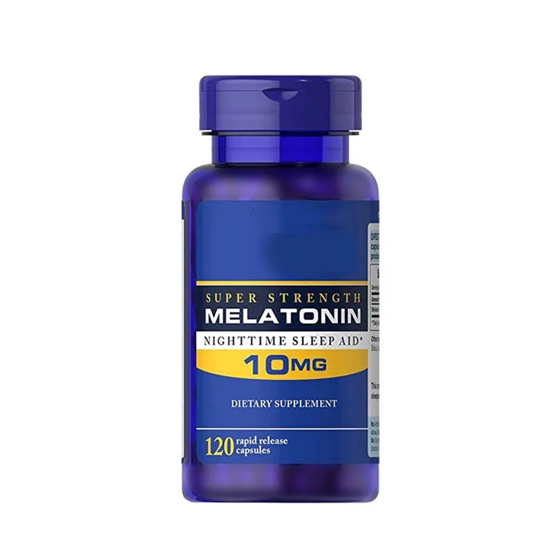 

Melatonin Original 10mg*120Caps Nighttime Sleep Improve Sleep Quality And Prolong Sleep Time