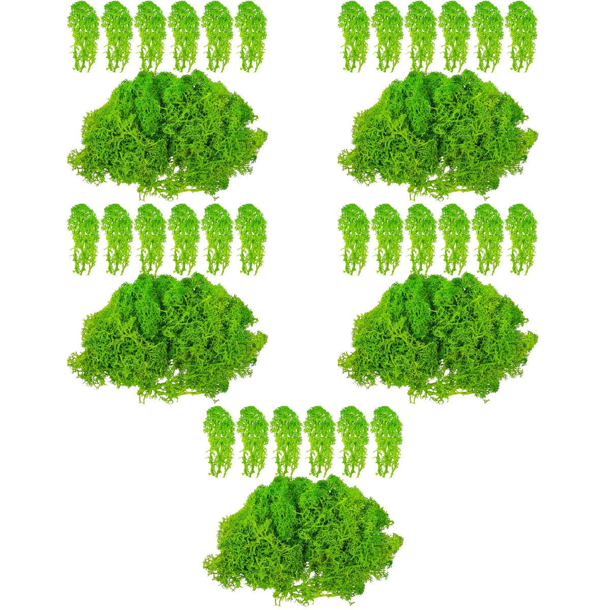 

5 Sets of Vivid Fake Moss Background Wall Decoration Moss Wall Panel Home Decor