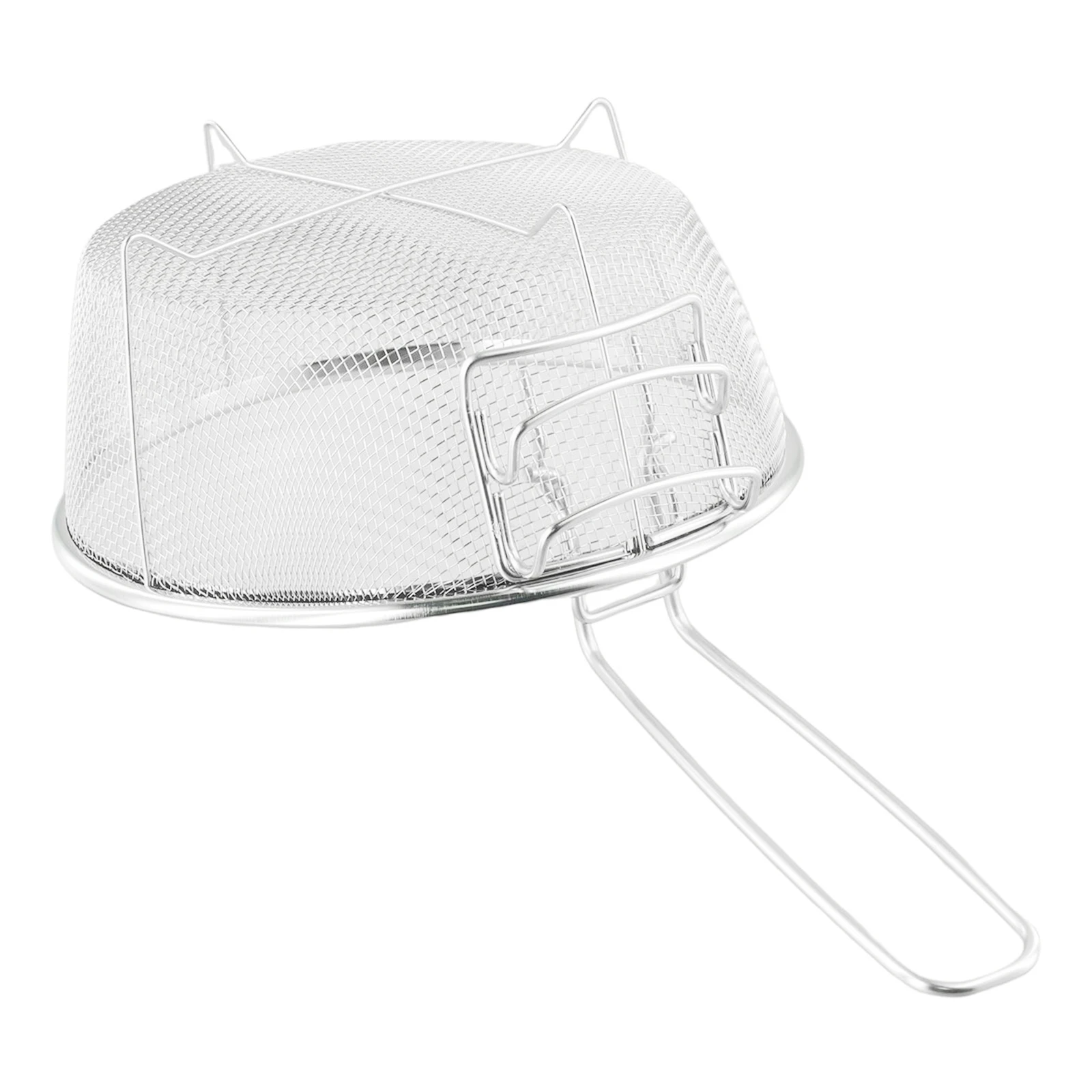 Корзина для жарки из нержавеющей стали круглая проволока подарок со съемной