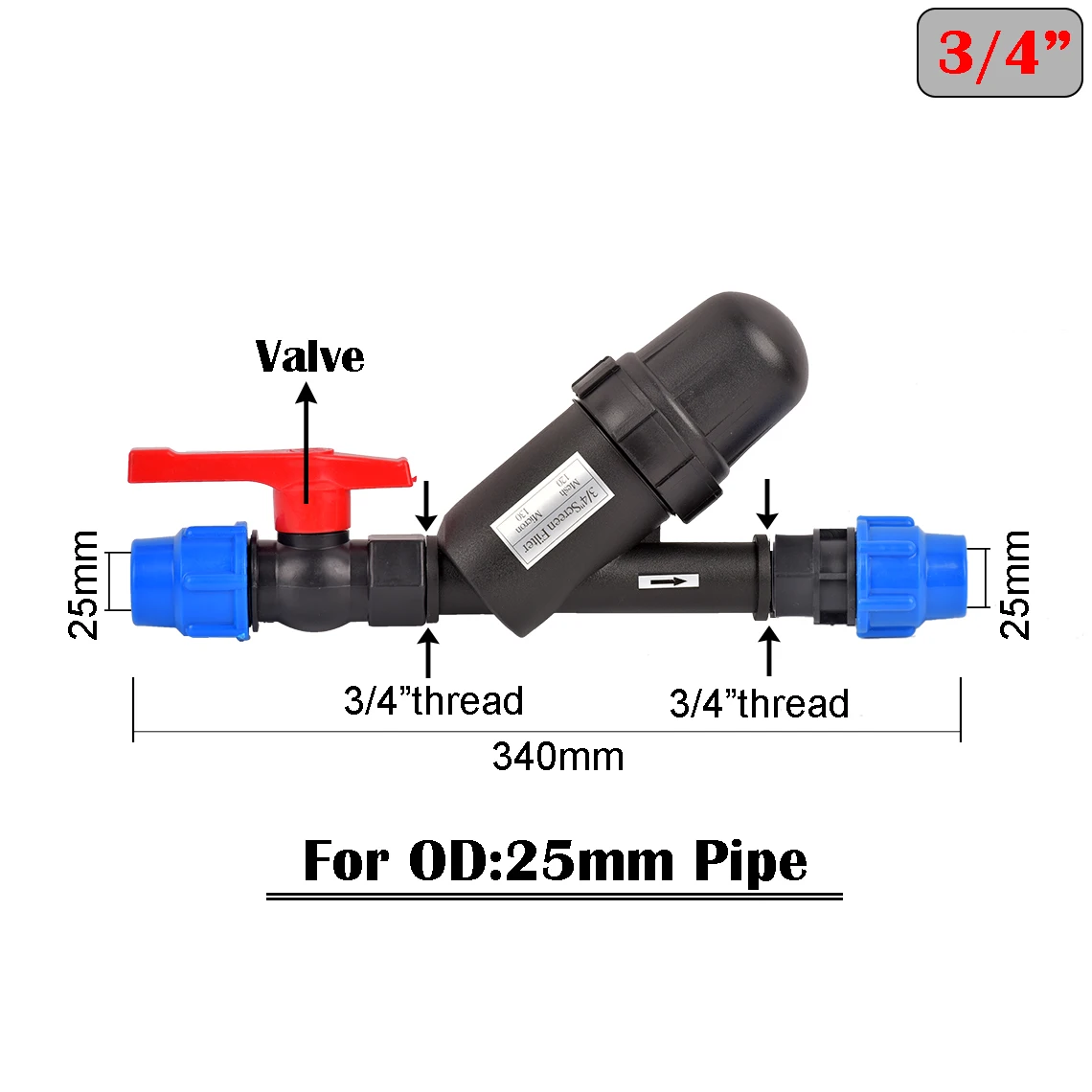 

Фильтры для воды GI Yuling 3/4", 1", 1,25", 1,5", 2"