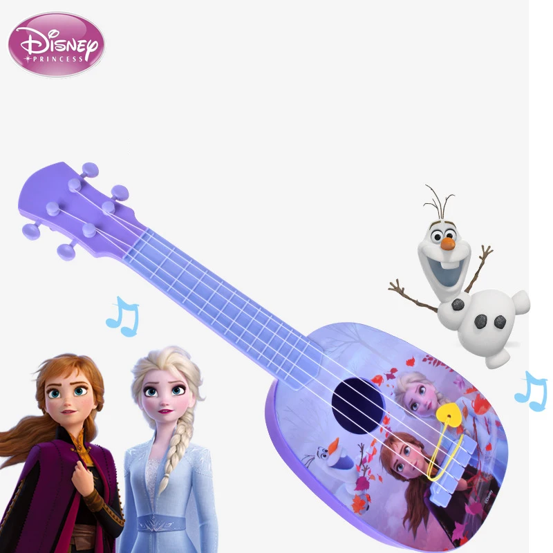 

Disney Girls Frozen 2 Princess Elsa Anna Guitar Toy Musical Instrument Magic Learning Education Toys Children Children's Ukulele