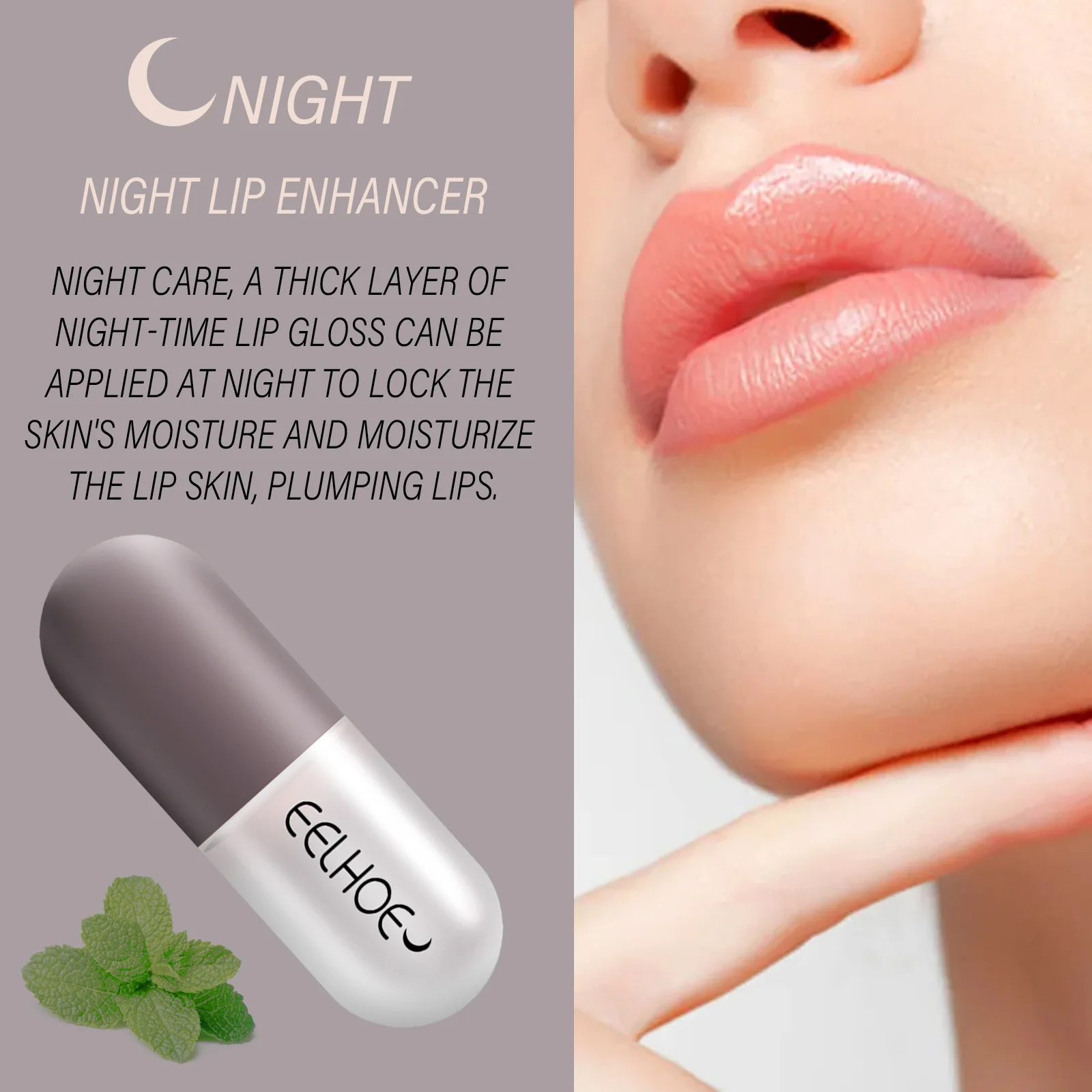 Make Your Lips Look Plump, Plump, And Hydrated With a Day And Night Moisturizing Elastic Lip Plumper Set